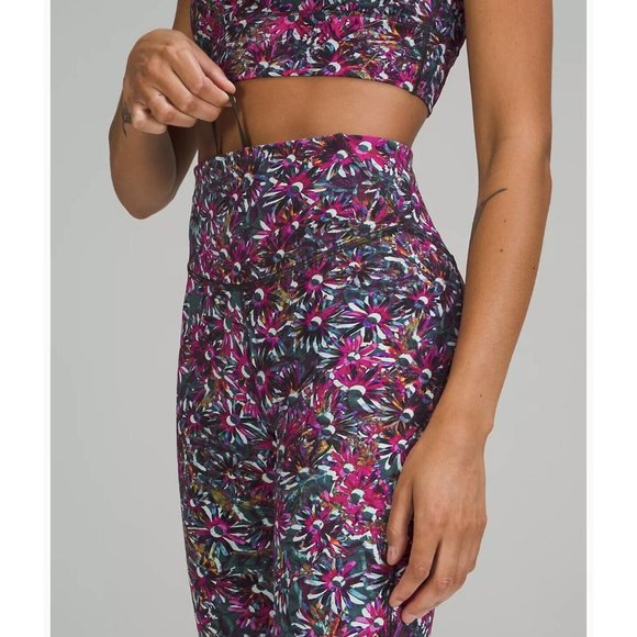 Lululemon Base Pace HR High Rise Tight 25" PLUS Size 20 Pant Floral NWT … - Picture 4 of 9